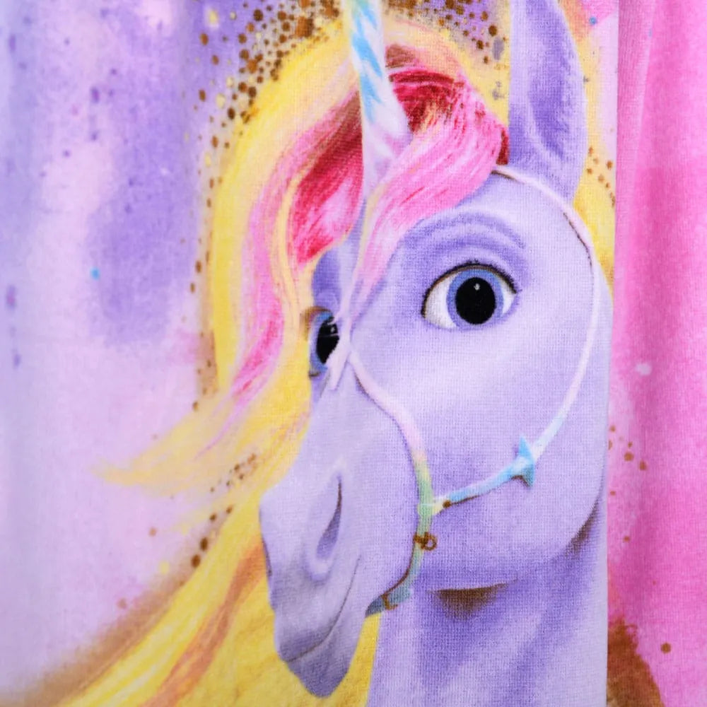 Unicorn Academy Velours-Handtuch Magic 75 x 150 cm - Smalltinytoystore