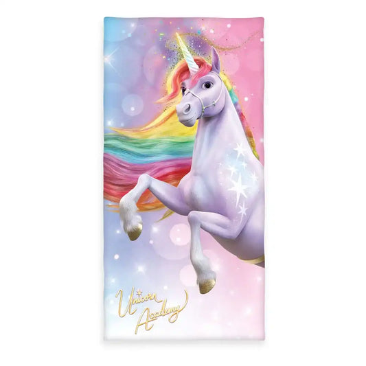 Unicorn Academy Velours-Handtuch Magic 75 x 150 cm - Smalltinytoystore