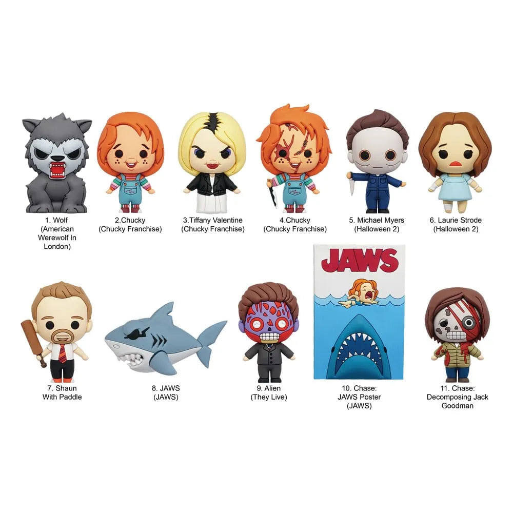 Universal 3D PVC-Taschenanhänger Vault Horror Series 1 Display (24) - Smalltinytoystore