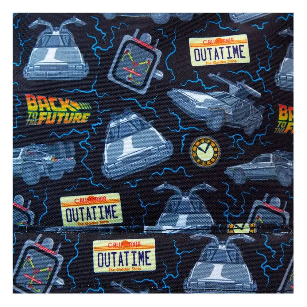 Universal by Loungefly Full-Size Nylon Rucksack Back to the Future 40th Anniversary - Smalltinytoystore