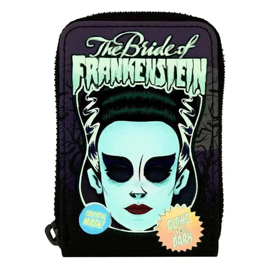 Universal Monsters by Loungefly Geldbeutel Bride of Frankenstein Neon Mask - Smalltinytoystore