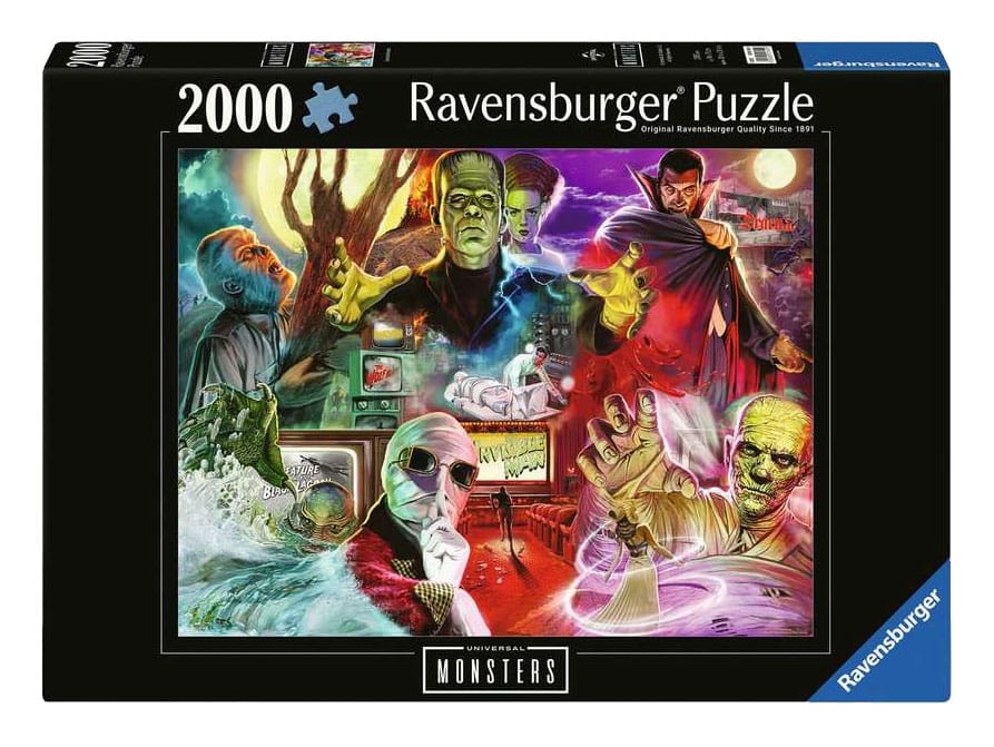 Universal Monsters Puzzle (2000 Teile) - Smalltinytoystore