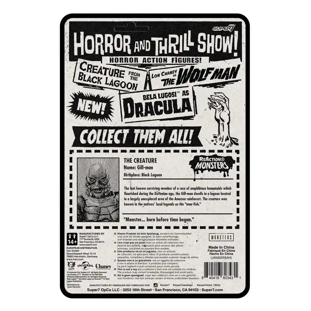 Universal Monsters ReAction+ Actionfigur Wave 1 Creature from the Black Lagoon 10 cm