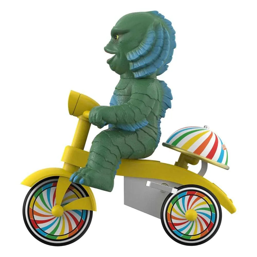 Universal Monsters Super Cycles Actionfigur Der Schrecken vom Amazonas (Dark Green with Yellow Trike) 13 cm - Smalltinytoystore