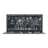 Universal Monsters x Teenage Mutant Ninja Turtles 4er-Pack Turtles Black & White - Smalltinytoystore