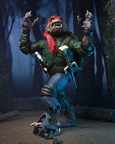 Universal Monsters x Teenage Mutant Ninja Turtles Ultimate Raphael as The Wolfman 18 cm - Smalltinytoystore