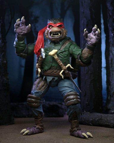 Universal Monsters x Teenage Mutant Ninja Turtles Ultimate Raphael as The Wolfman 18 cm - Smalltinytoystore