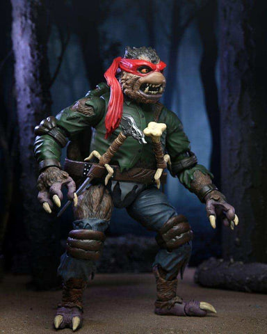 Universal Monsters x Teenage Mutant Ninja Turtles Ultimate Raphael as The Wolfman 18 cm - Smalltinytoystore