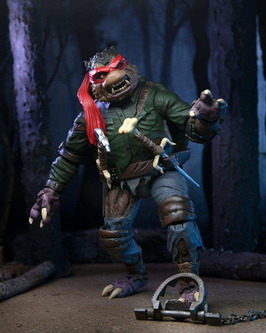 Universal Monsters x Teenage Mutant Ninja Turtles Ultimate Raphael as The Wolfman 18 cm - Smalltinytoystore