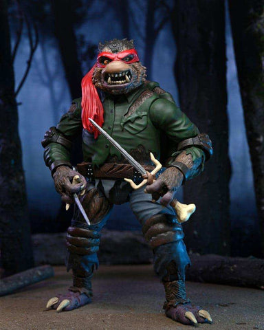 Universal Monsters x Teenage Mutant Ninja Turtles Ultimate Raphael as The Wolfman 18 cm - Smalltinytoystore