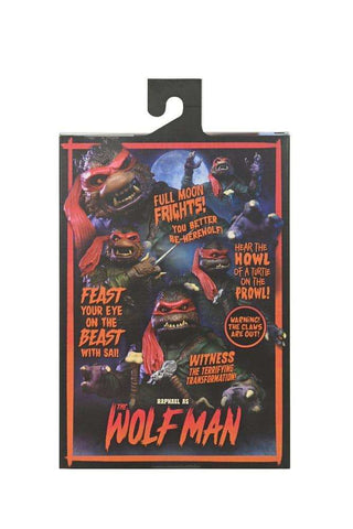 Universal Monsters x Teenage Mutant Ninja Turtles Ultimate Raphael as The Wolfman 18 cm - Smalltinytoystore