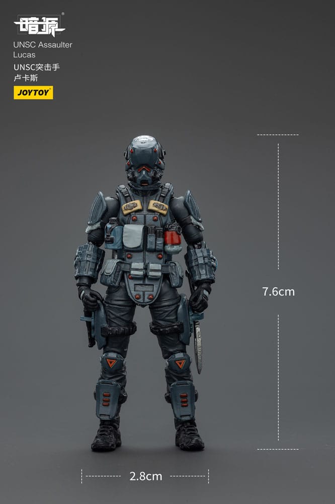 UNSC Dark Source Actionfigur Assaulter Lucas 7 cm - Smalltinytoystore