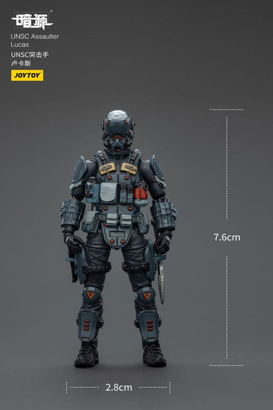 UNSC Dark Source Actionfigur Assaulter Lucas 7 cm - Smalltinytoystore