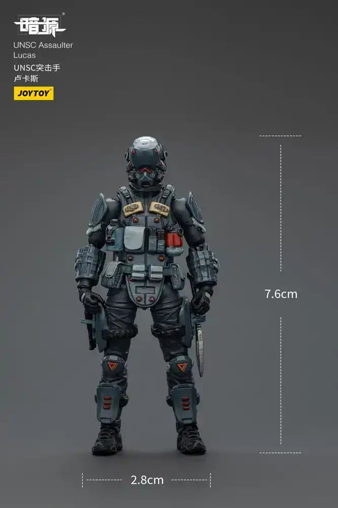 UNSC Dark Source Actionfigur Assaulter Lucas 7 cm - Smalltinytoystore