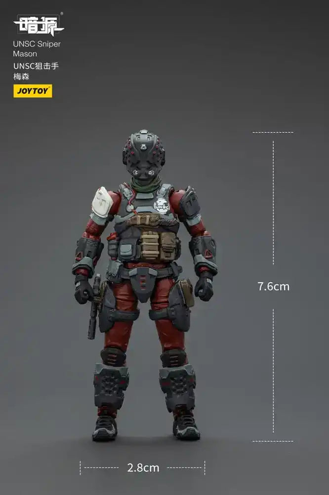 UNSC Dark Source Actionfigur Sniper Mason 7 cm - Smalltinytoystore