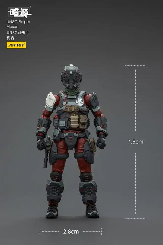 UNSC Dark Source Actionfigur Sniper Mason 7 cm - Smalltinytoystore