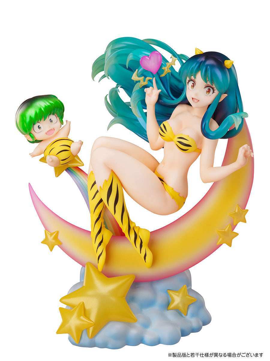 Urusei Yatsura PVC Statue 1/7 Lum & Ten Box Cafe & Space Collaboration 20 cm - Smalltinytoystore