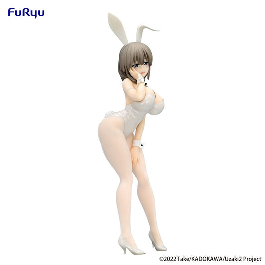 Uzaki-chan Wants to Hang Out! BiCute Bunnies PVC Statue Tsuki Uzaki White Pearl Ver. 29 cm - Smalltinytoystore