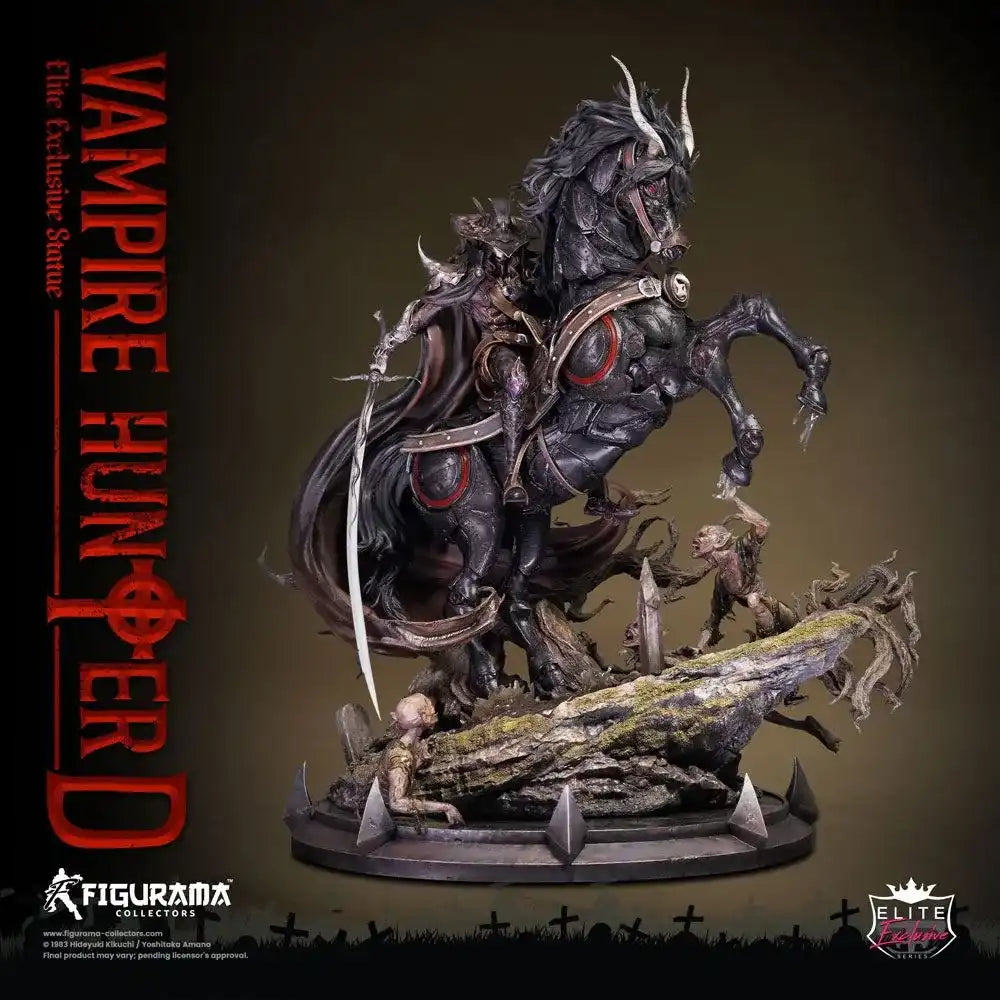 Vampire Hunter D Elite Exclusive Statue 1/6 D on Horse 79 cm - Smalltinytoystore