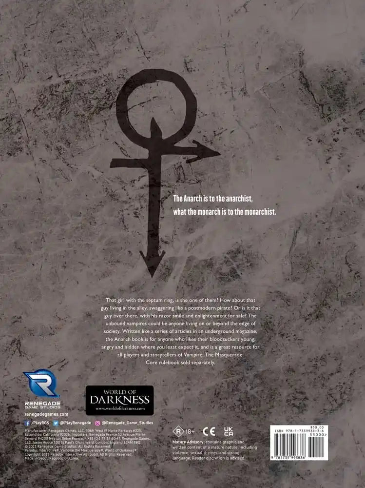 Vampire: The Masquerade 5th Edition RPG Buch Alma Maters Sourcebook *Englische Version*