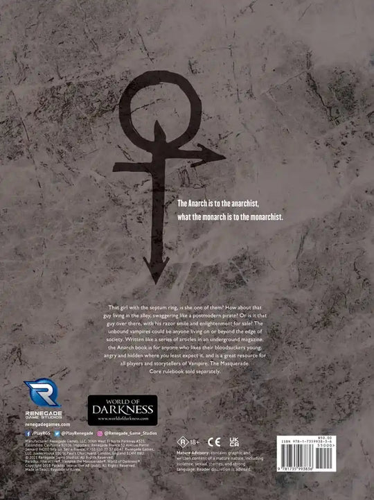Vampire: The Masquerade 5th Edition RPG Buch Alma Maters Sourcebook *Englische Version*