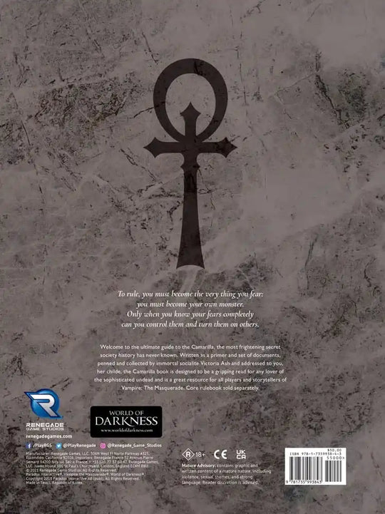 Vampire: The Masquerade 5th Edition RPG Buch Camarilla Sourcebook *Englische Version*