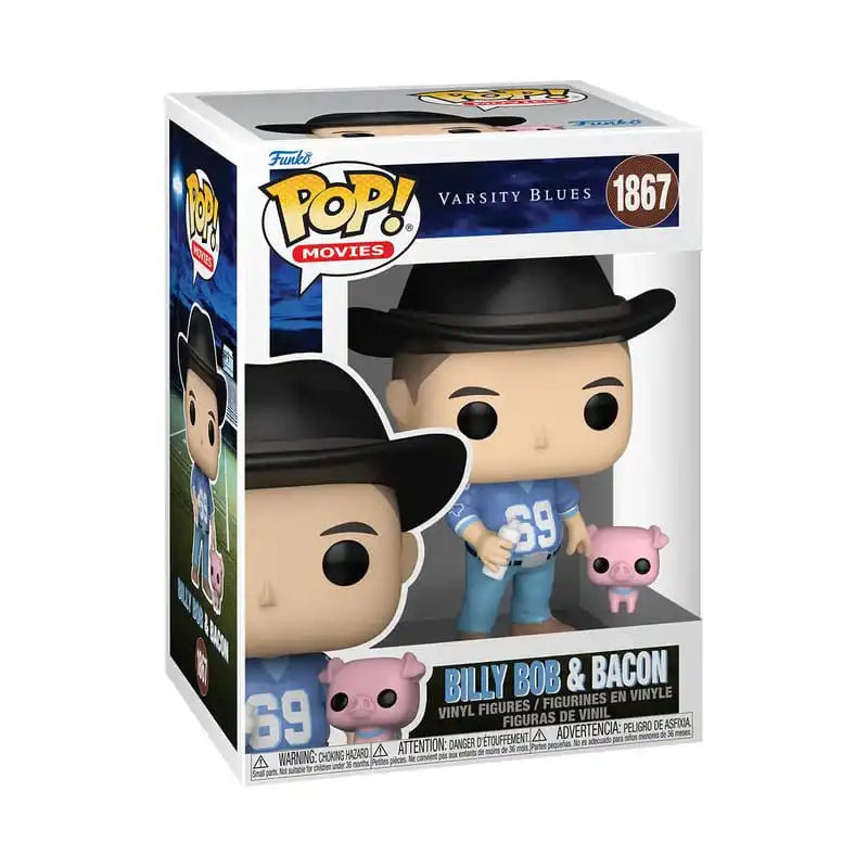 Varsity Blues POP & Buddy! Vinyl Figur Billy w/Bacon 9 cm - Smalltinytoystore