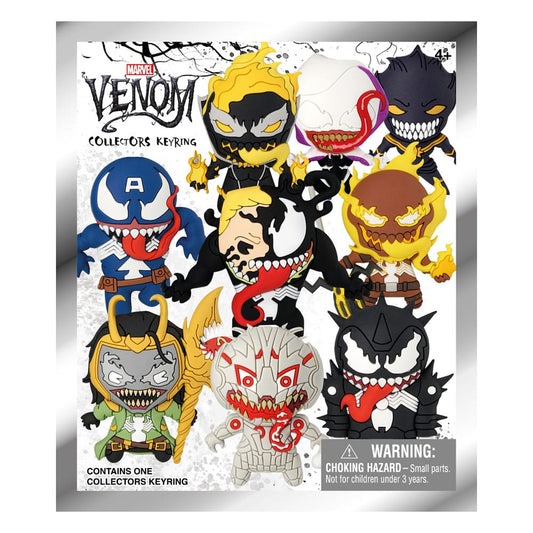 Venom 3D PVC-Taschenanhänger Series 1 Display (24) - Smalltinytoystore