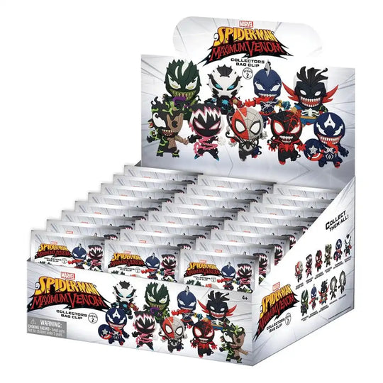 Venom 3D PVC-Taschenanhänger Series 2 Display (24) - Smalltinytoystore