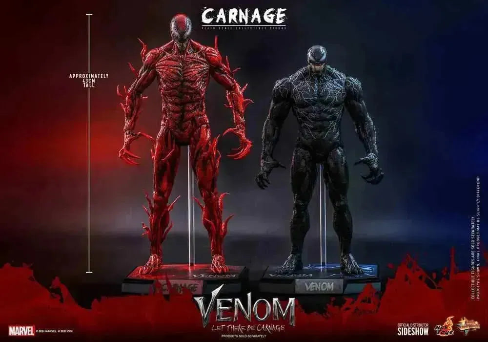 Venom Let There Be Carnage Movie Masterpiece Series PVC 1/6 Carnage 43 cm HOT TOYS - Smalltinytoystore