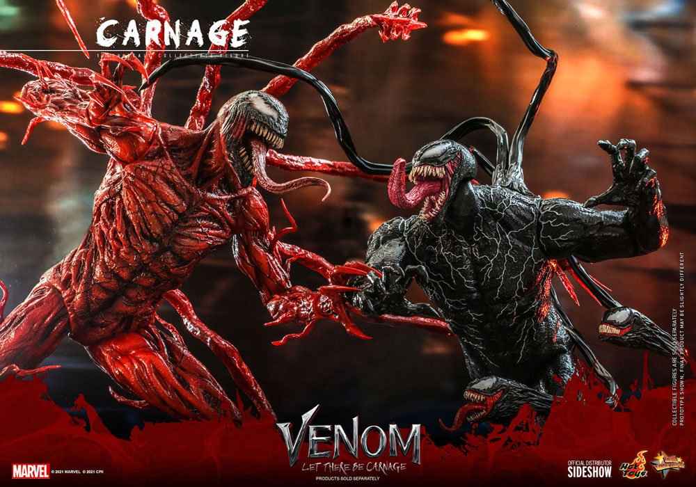 Venom Let There Be Carnage Movie Masterpiece Series PVC 1/6 Carnage 43 cm - Smalltinytoystore