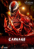 Venom Let There Be Carnage Movie Masterpiece Series PVC 1/6 Carnage Deluxe Ver. 43 cm HOT TOYS - Smalltinytoystore