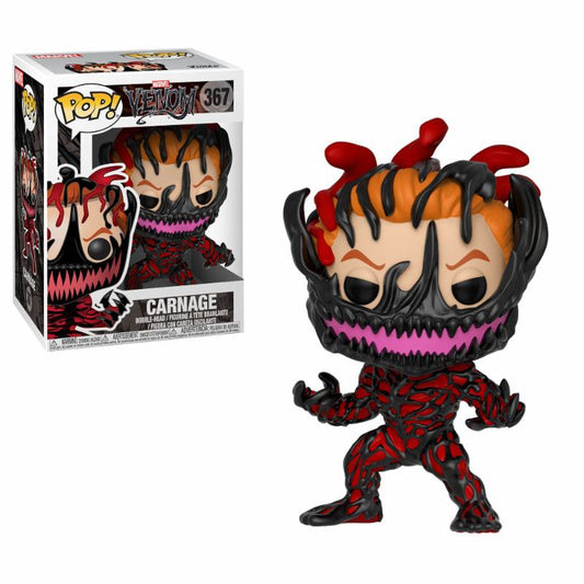 Venom POP! Marvel Vinyl Wackelkopf-Figur Carnage 9 cm - Smalltinytoystore