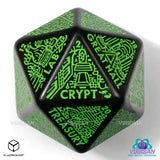 Viridian Würfel Jumbo Würfel Dungeon Room Generator D20 Schwarz