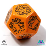 Viridian Würfel Jumbo Würfel Trap Generator Die D12 Orange