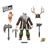 Vitruvian H.A.C.K.S. Actionfigur Dwarf Mercenary Grimgrom - Smalltinytoystore