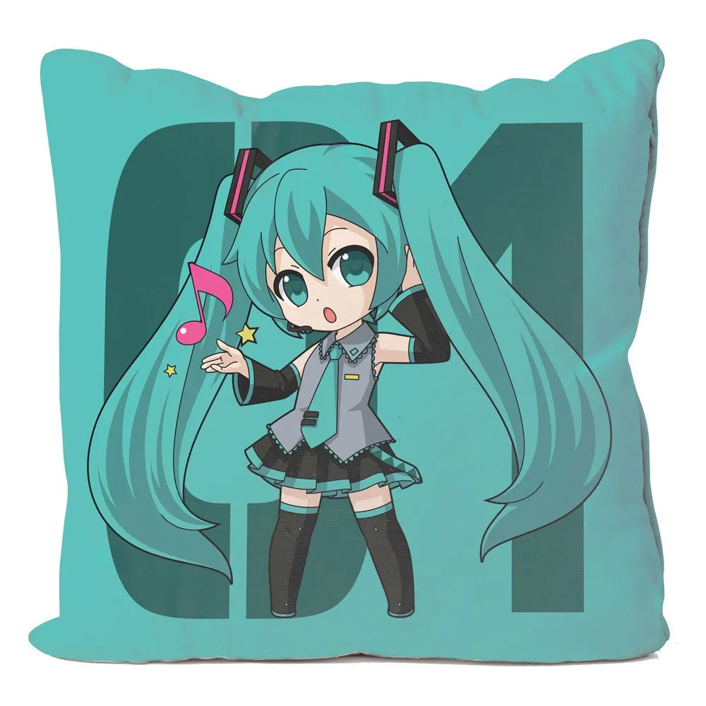 Vocaloid Kissenbezug Hatsune Miku 50 x 50 cm - Smalltinytoystore