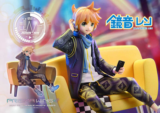 Vocaloid Piapro Characters Prisma Wing PVC Statue 1/7 Kagamine Len (Art by lack) 18 cm - Smalltinytoystore