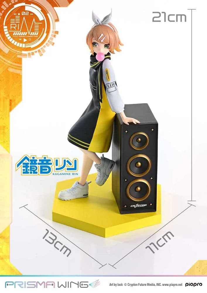 Vocaloid Piapro Characters Prisma Wing PVC Statue 1/7 Kagamine Rin (Art by lack) 21 cm - Smalltinytoystore