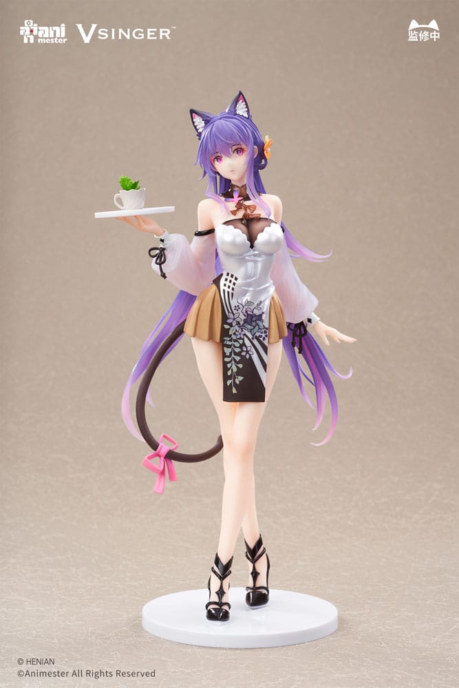 VSinger Luo Tianyi & Mo Qingxian Statue 1/7 Mo Qingxian Tea Time Melody Ver. 26 cm - Smalltinytoystore