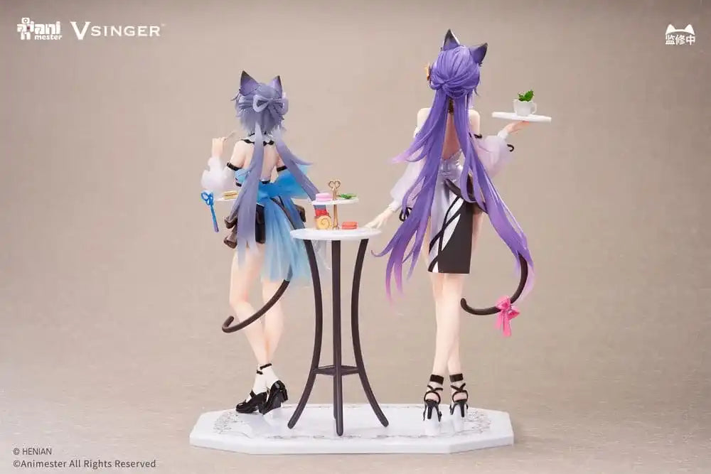 VSinger Luo Tianyi & Mo Qingxian Statuen 1/7 2er-Pack Luo Tianyi & Mo Qingxian Tea Time Melody Ver. - Smalltinytoystore