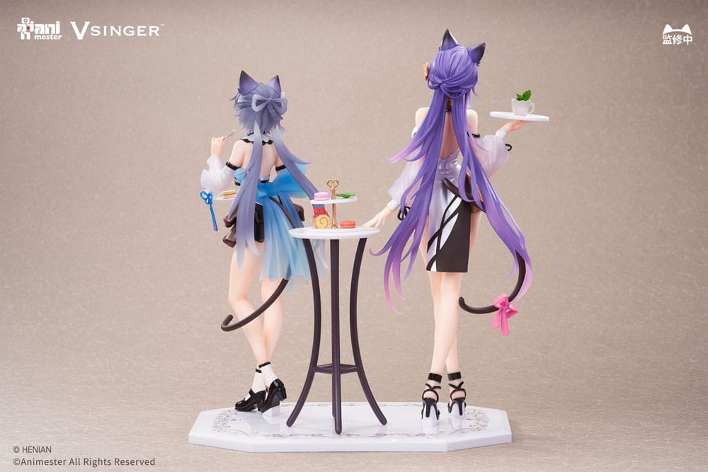 VSinger Luo Tianyi & Mo Qingxian Statuen 1/7 2er-Pack Luo Tianyi & Mo Qingxian Tea Time Melody Ver. - Smalltinytoystore