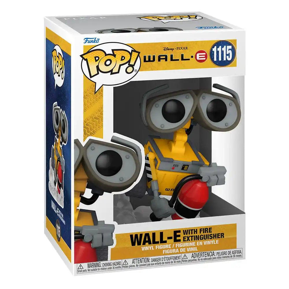 Wall-E POP! Movies Vinyl Figur Wall-E w/Fire Extinguisher 9 cm - Smalltinytoystore