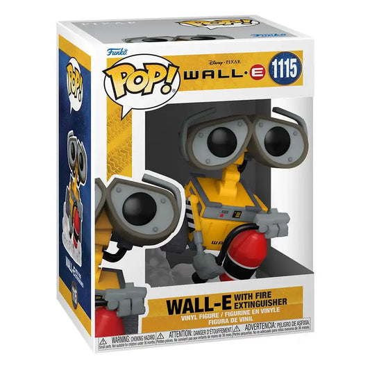 Wall-E POP! Movies Vinyl Figur Wall-E w/Fire Extinguisher 9 cm - Smalltinytoystore