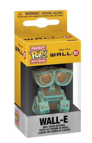 Wall-E POP! Vinyl Schlüsselanhänger 4 cm Wall-E (Patina) Display (12) - Smalltinytoystore