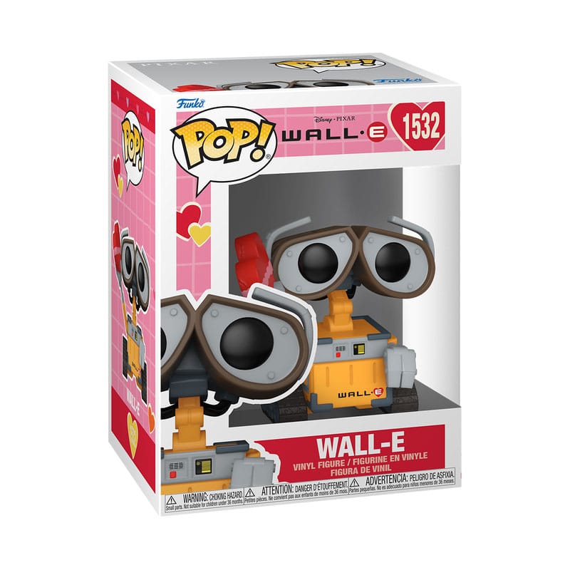 Wall-E Valentines POP! Disney Vinyl Figur Wall-E 9 cm - Smalltinytoystore