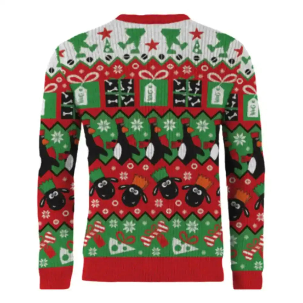 Wallace & Gromit Christmas Pullover Cracking Christmas Old Chum! Größe M