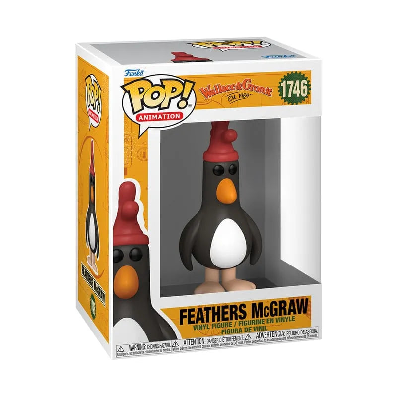 Wallace & Gromit POP! Animation Vinyl Figur Feathers McGraw 9 cm - Smalltinytoystore