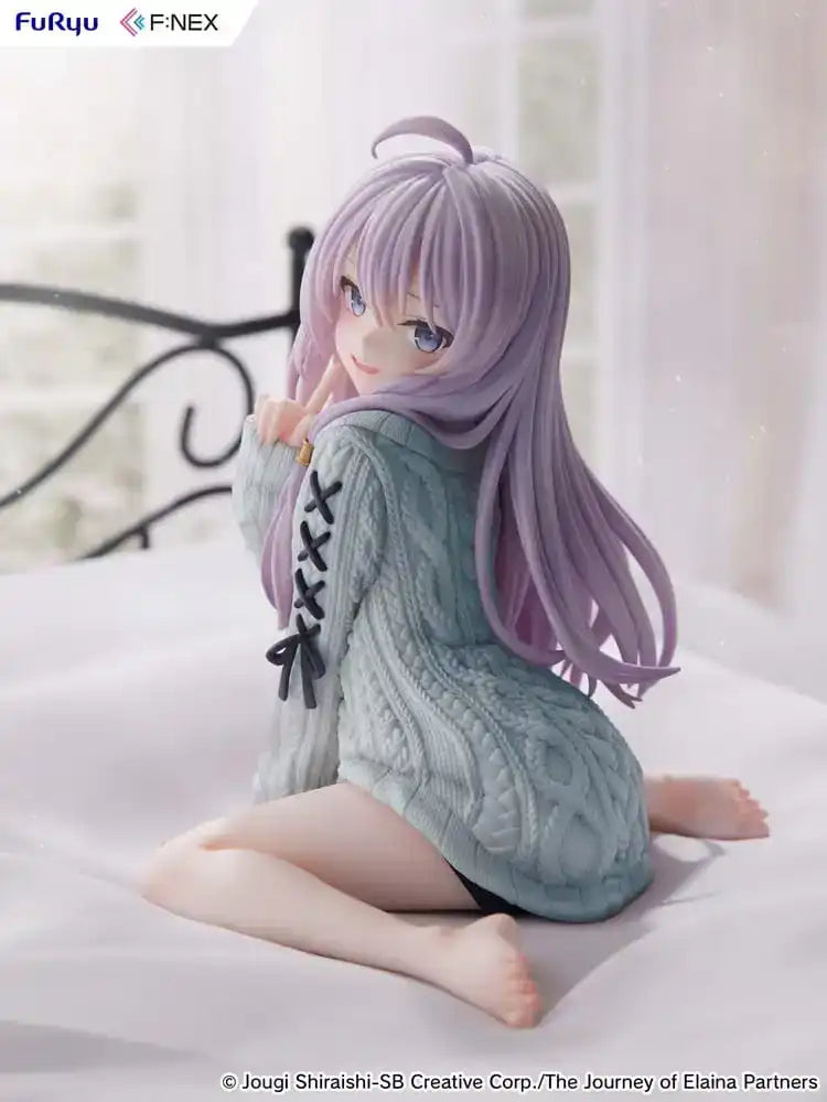 Wandering Witch: The Journey of Elaina 1/7 PVC Statue Elaina knit ver. 30 cm - Smalltinytoystore
