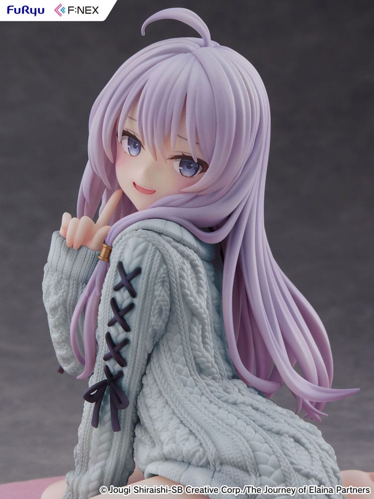 Wandering Witch: The Journey of Elaina 1/7 PVC Statue Elaina knit ver. 30 cm - Smalltinytoystore